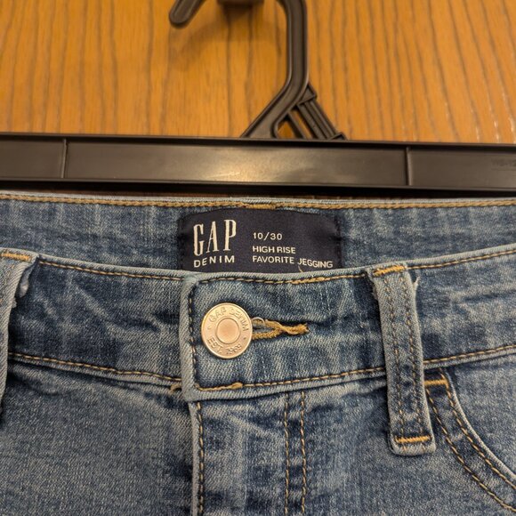 Gap Denim 10/30 High Rise Favorite Jegging Blue Jeans-2 Pairs - Picture 2 of 7